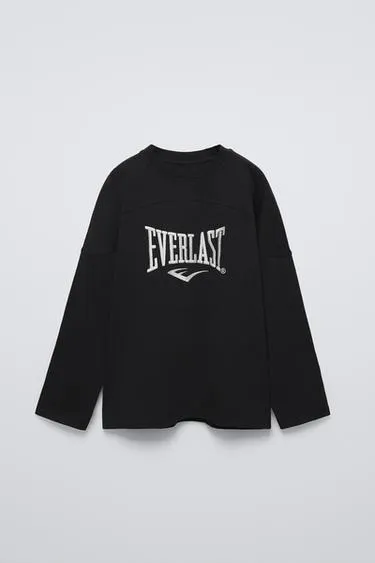 Лонгслив с надписью EVERLAST © WORLDWIDE INC