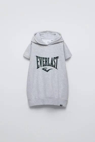 Худи с короткими рукавами и нашивкой EVERLAST®