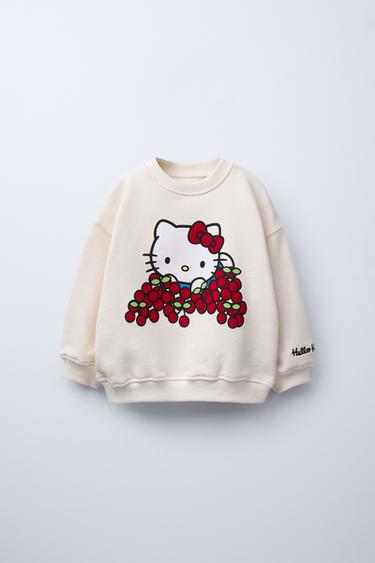 ТОЛСТОВКА HELLO KITTY ©С ПРИНТОМ «ВИШНЯ»