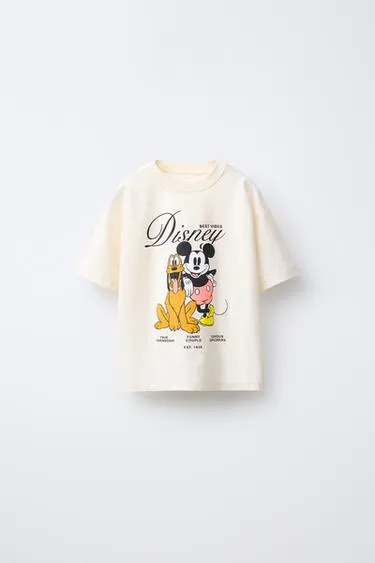 Футболка с принтом MICKEY MOUSE AND PLUTO © DISNEY