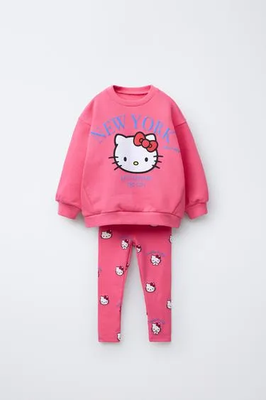 Толстовка и легинсы в рубчик HELLO KITTY © SANRIO