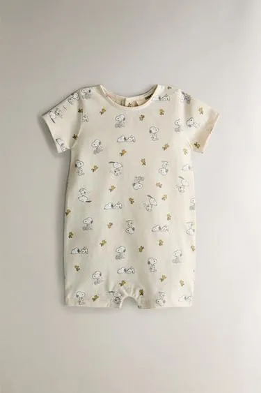 CHILDREN S PEANUTS  SHORT ROMPER