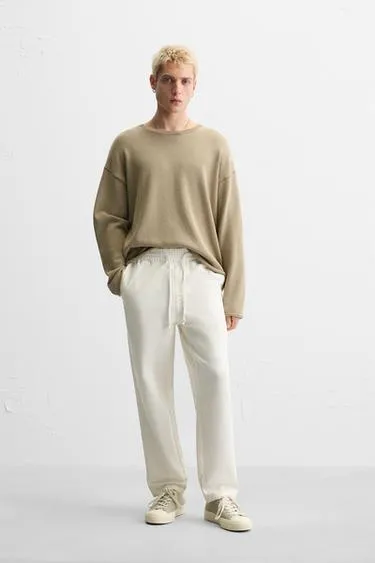 COTTON   LINEN TROUSERS