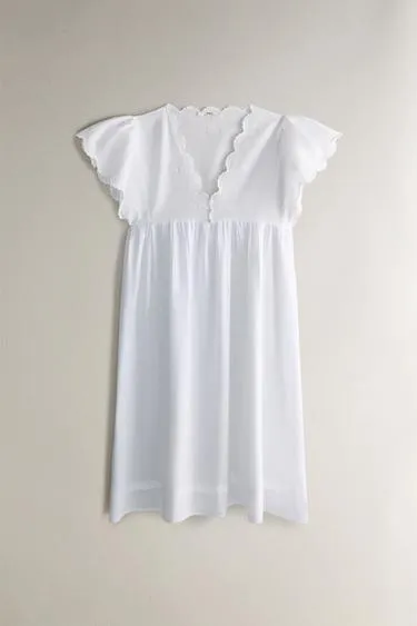 SHORT SLEEVE NIGHTDRESS