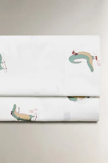 CHILDREN S CROCODILE FLAT SHEET