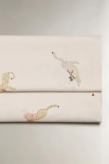 CHILDREN S CHEETAH FLAT SHEET