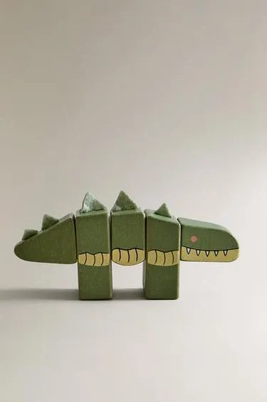 CHILDREN S WOODEN CROCODILE PUZZLE TOY