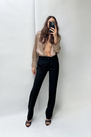 УКОРОЧЕННЫЕ БРЮКИ MID-WAIST