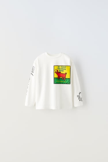 ФУТБОЛКА С ПРИНТОМ KEITH HARING ® «СОБАКА»