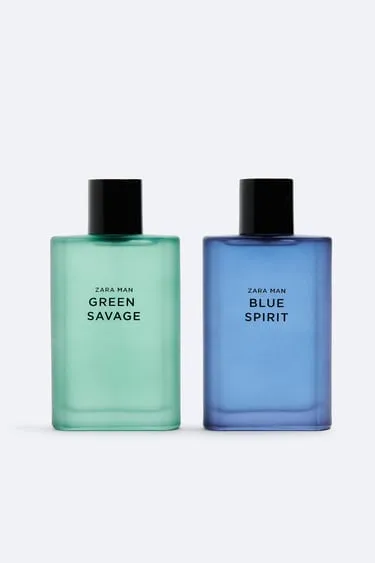 Набор парфюма ZARA MAN GREEN SAVAGE + ZARA MAN BLUE SPIRIT  2 X 90ML