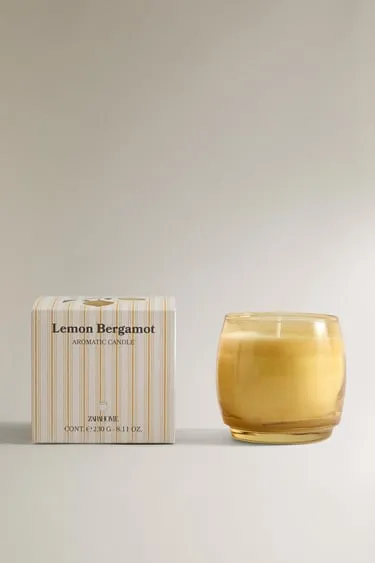Ароматическая свеча с лимоном и бергамотом (230 г)