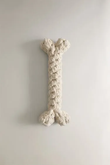 Плетеная костяная игрушка для домашних животных