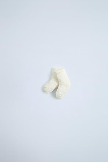 носки из текстурированной вязки