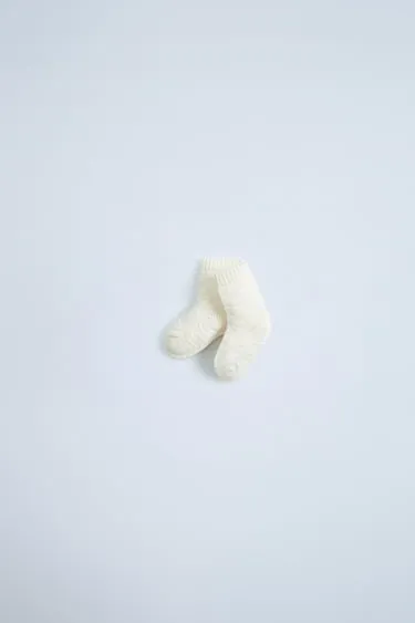Носки из текстурированной вязки