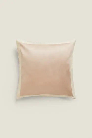 Чехол для подушки с контрастным краем