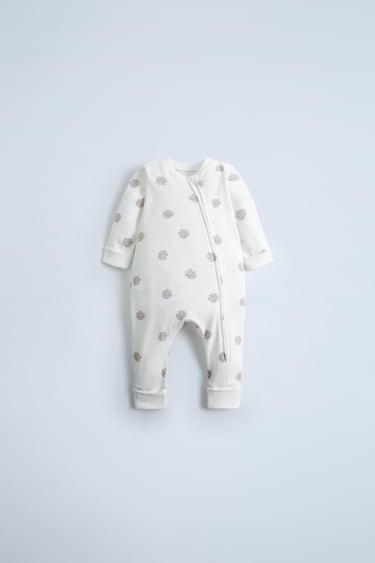SLEEPSUIT WITH CONVERTIBLE BUNNY FOOT
