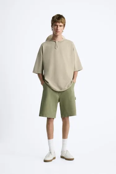 Толстовка в стиле OVERSIZE с потертым эффектом