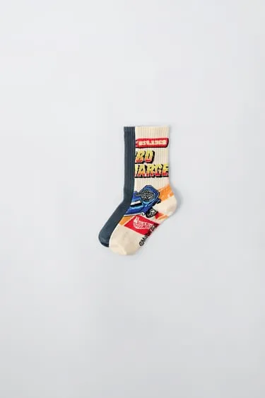 2 упаковки длинных носков HOT WHEELS MATTEL