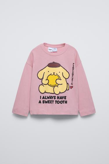 ЛОНГСЛИВ С ПРИНТОМ POMPOMPURIN © SANRIO