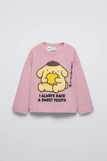 Лонгслив с принтом POMPOMPURIN © SANRIO