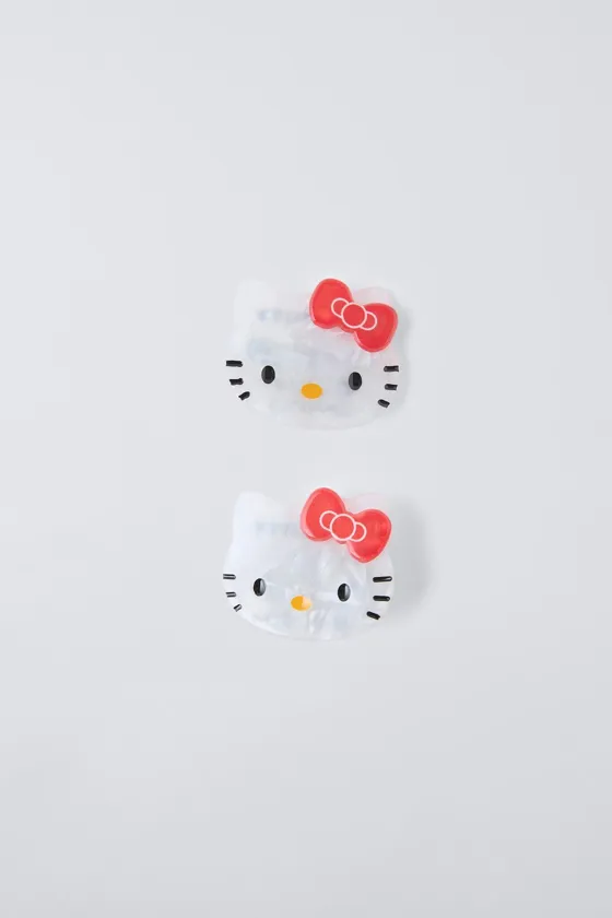 НАБОР ДВУХ ЗАКОЛОК ДЛЯ ВОЛОС HELLO KITTY ©