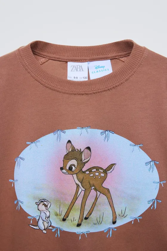 ЛОНГСЛИВ С ПРИНТОМ BAMBI © DISNEY