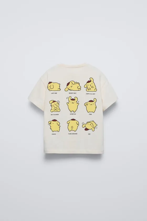 ЛОНГСЛИВ С ПРИНТОМ POMPOMPURIN © SANRIO