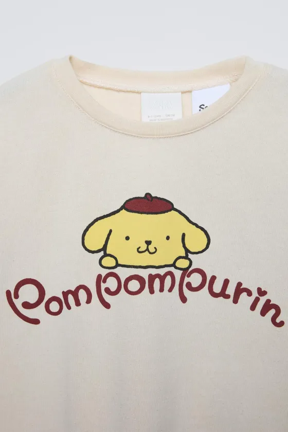 ЛОНГСЛИВ С ПРИНТОМ POMPOMPURIN © SANRIO