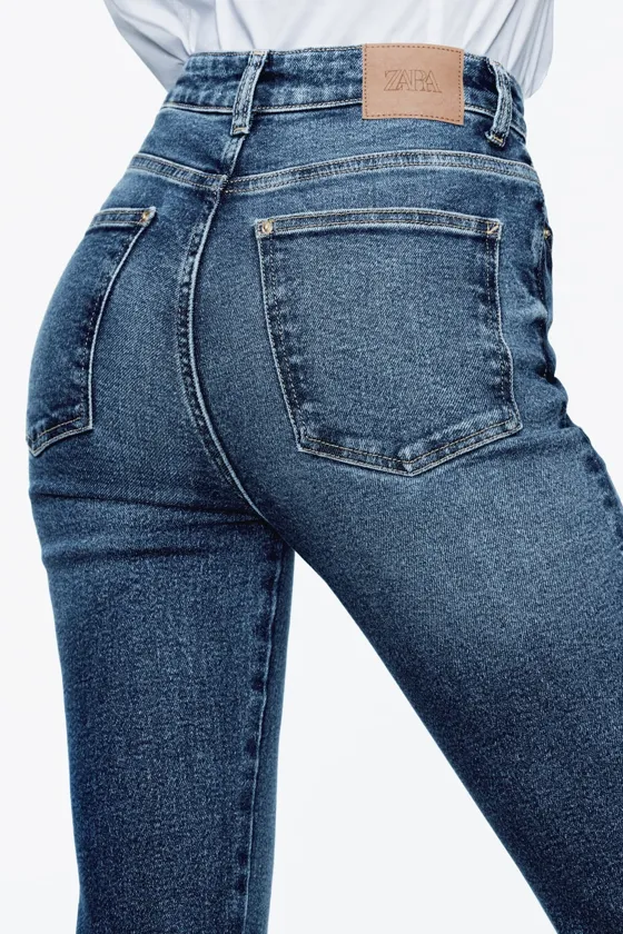 расклешенные джинсы с завышенной талией z1975