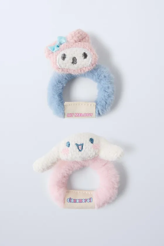 НАБОР ИЗ 2 РЕЗИНОК ДЛЯ ВОЛОС MY MELODY AND CINNAMOROLL © SANRIO