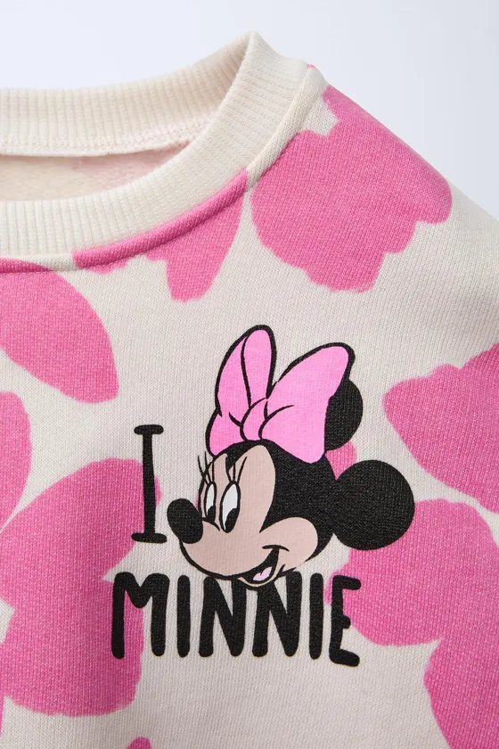 КОМПЛЕКТ ИЗ ТОЛСТОВКИ И ЛЕГИНСОВ С ПРИНТОМ  MINNIE MOUSE © DISNEY