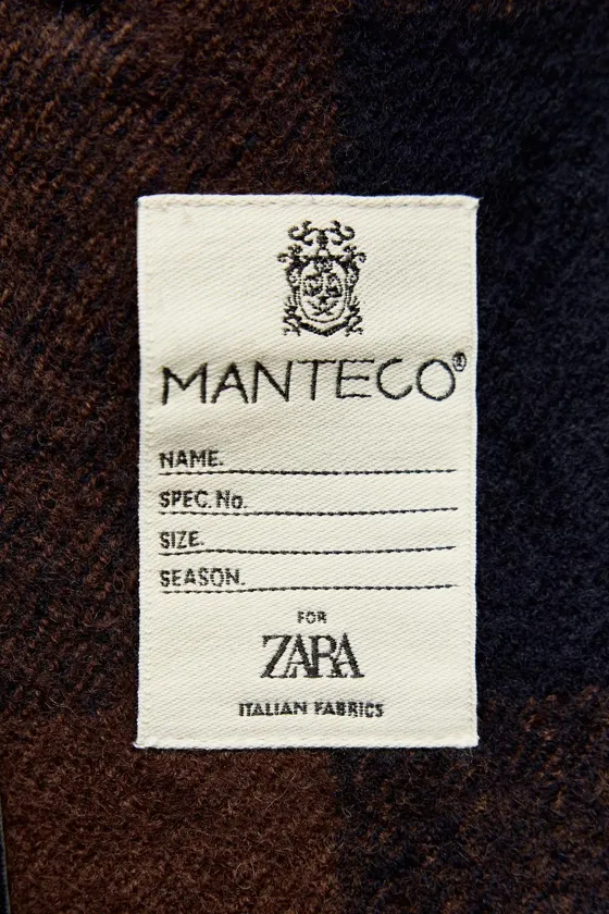 ПАЛЬТО ИЗ ШЕРСТИ MANTECO — ZW COLLECTION