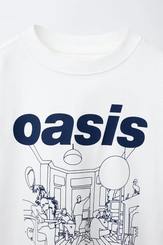 ФУТБОЛКА С ПРИНТОМ OASIS ®