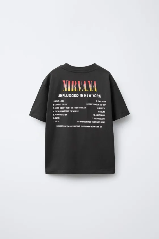 ФУТБОЛКА С ПРИНТОМ NIRVANA ®