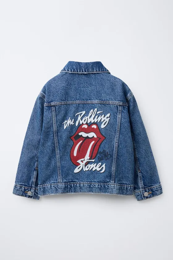 джинсовая куртка rolling stones