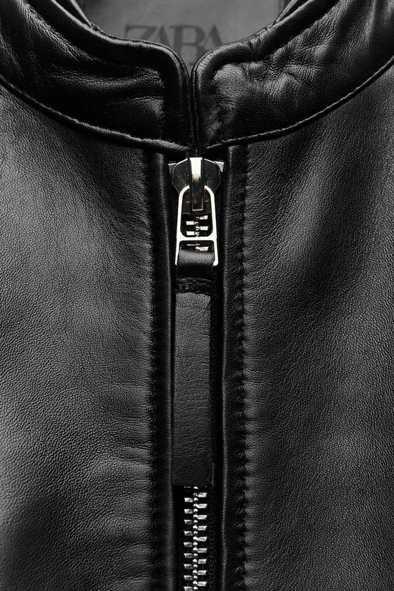 КУРТКА С МОЛНИЯМИ — ZW LEATHER COLLECTION