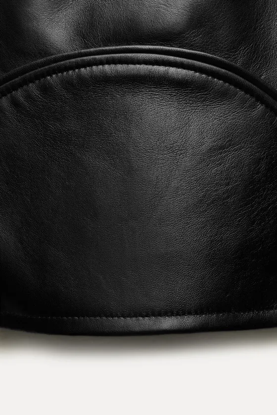 КУРТКА С МОЛНИЯМИ — ZW LEATHER COLLECTION