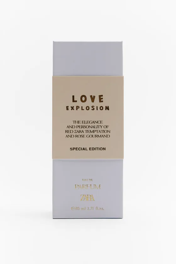 ПАРФЮМИРОВАННАЯ ВОДА ZARA LOVE EXPLOSION SPECIAL EDITION, 80 мл