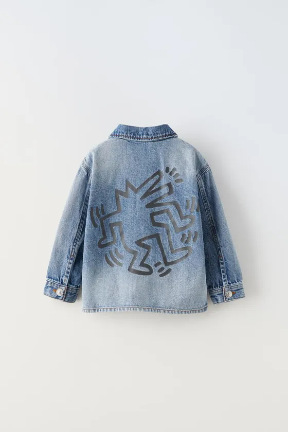 ДЖИНСОВАЯ КУРТКА-РУБАШКА KEITH HARING ®