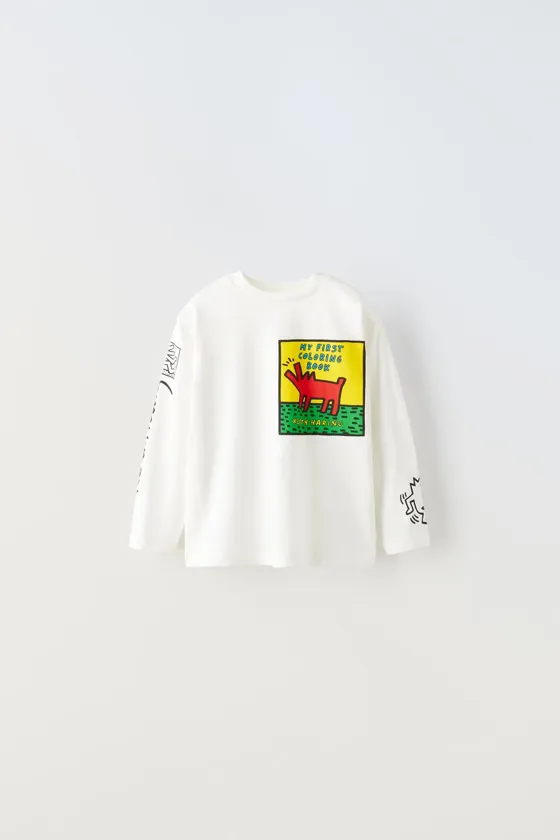 ФУТБОЛКА С ПРИНТОМ KEITH HARING ® «СОБАКА»