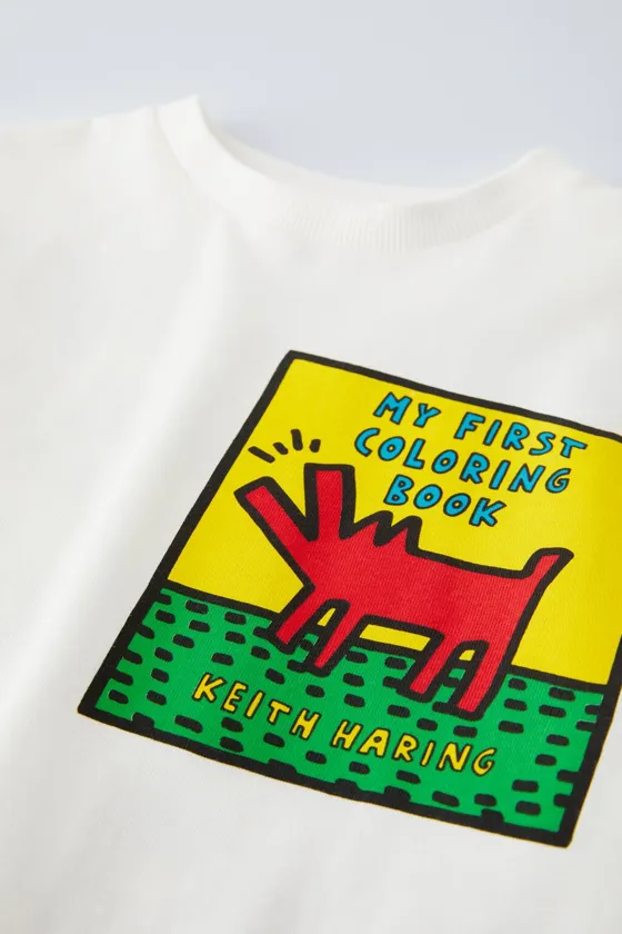 ФУТБОЛКА С ПРИНТОМ KEITH HARING ® «СОБАКА»