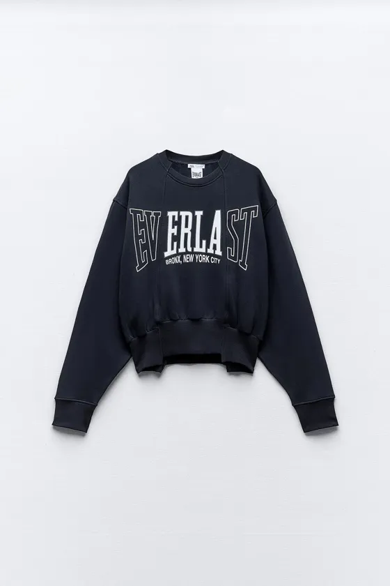 ТОЛСТОВКА EVERLAST® X ZARA ИЗ МЯГКОЙ ТКАНИ