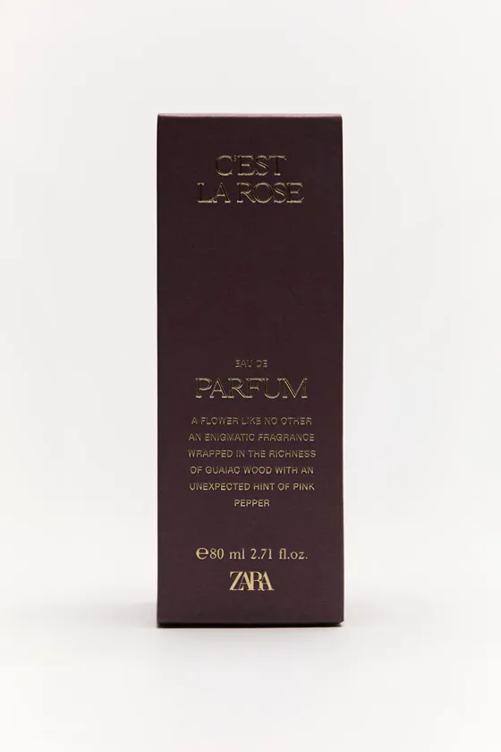 ТУАЛЕТНАЯ ВОДА ZARA C'EST LA ROSE EDP 80 мл