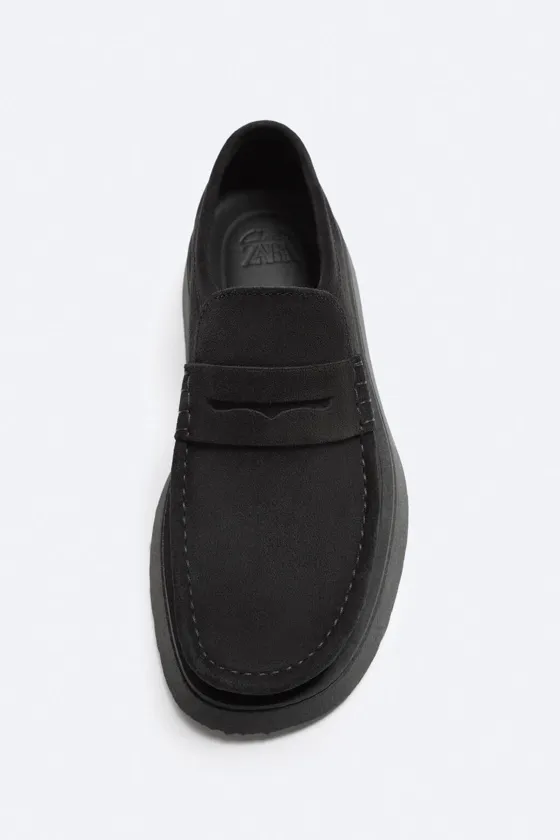 КОЖАНЫЕ МОКАСИНЫ CLARKS® x ZARA