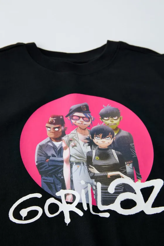 ФУТБОЛКА С ПРИНТОМ GORILLAZ©