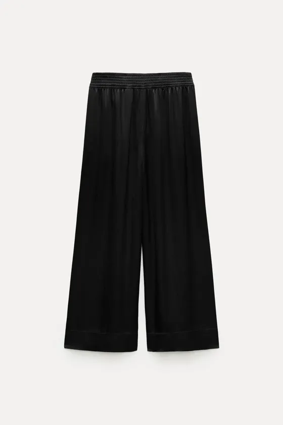 АТЛАСНЫЕ БРЮКИ WIDE LEG — ZW COLLECTION