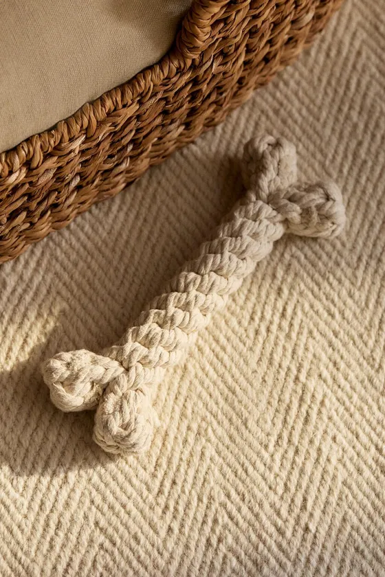 плетеная костяная игрушка для домашних животных