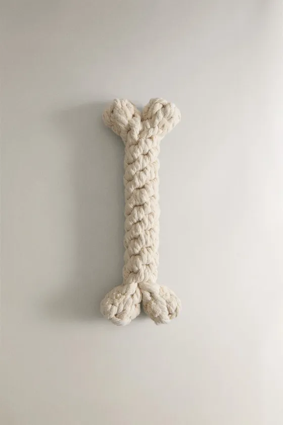 плетеная костяная игрушка для домашних животных