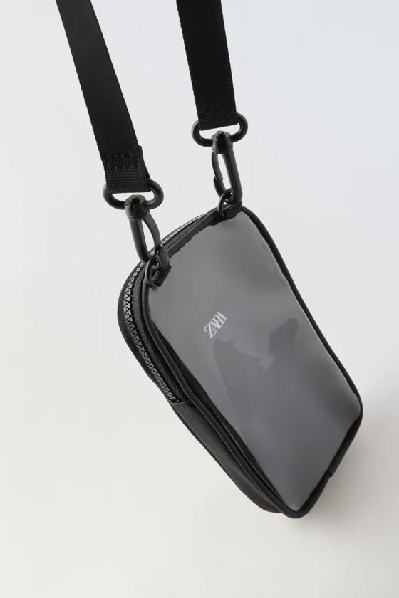 прорезиненная сумка для мобильного телефона