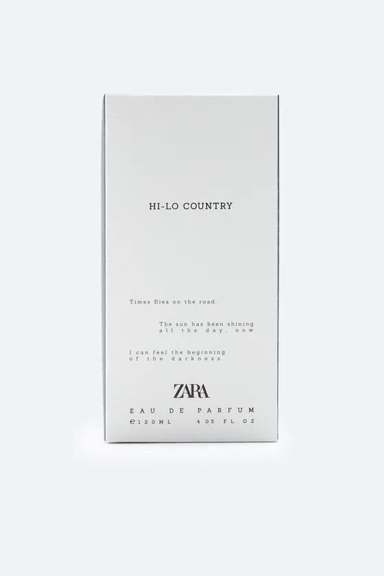 Парфюмированная вода ZARA HI-LO EDP, 120 мл